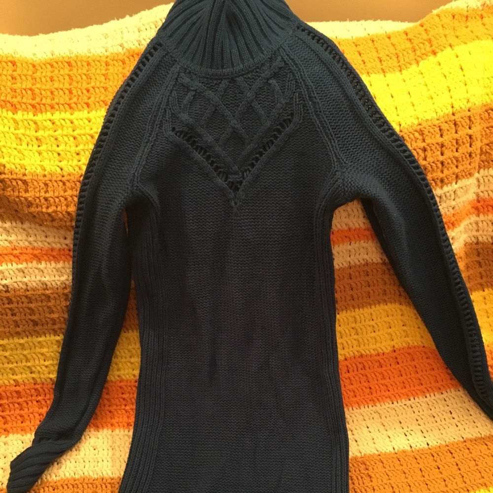 Blue Sweater Dress